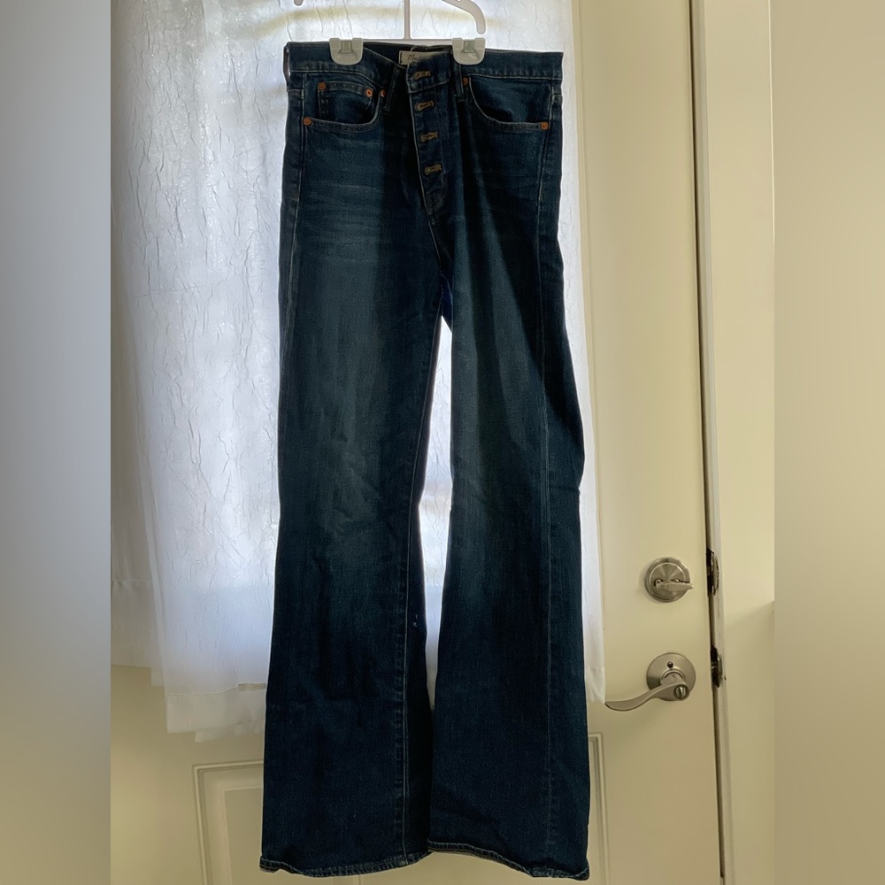Madewell Button Fly Flea Market Flare Jeans 28